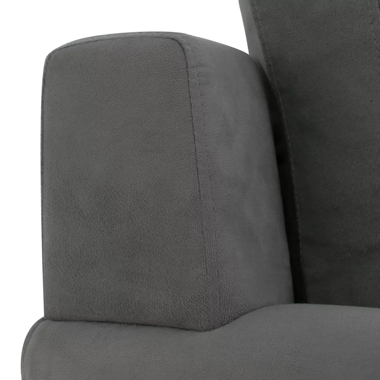 Hayward Gray Curved Arm Sectional 16 Hayward Gray Curved Arm Sectional - Image 14