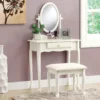 Antique White 2-Piece Mirror Vanity Set 2 Antique White 2-Piece Mirror Vanity Set -COSCO Store 810527351 1