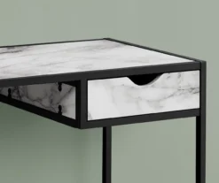 White Marble Look Computer Desk 9 White Marble Look Computer Desk -COSCO Store 810533362 4