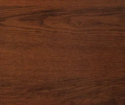 Cherry Wood Look Thick Panel Computer Desk -COSCO Store 810533369 3