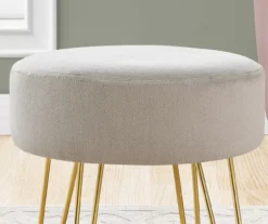 Hairpin Leg Upholstered Ottoman 27 Hairpin Leg Upholstered Ottoman -COSCO Store 810533413 5