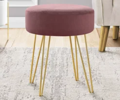 Hairpin Leg Upholstered Ottoman 25 Hairpin Leg Upholstered Ottoman -COSCO Store 810533414 1