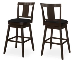 Faux Leather Swivel Bar Stools, 2-Pack 28 Faux Leather Swivel Bar Stools, 2-Pack -COSCO Store 810533430 2