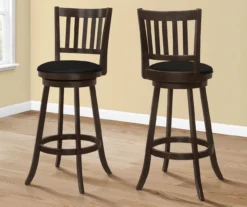 Slat Back Swivel Bar Stools, 2-Pack 20 Slat Back Swivel Bar Stools, 2-Pack -COSCO Store 810533434 1