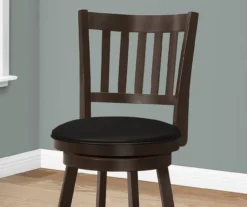 Slat Back Swivel Bar Stools, 2-Pack 24 Slat Back Swivel Bar Stools, 2-Pack -COSCO Store 810533435 4