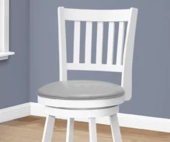 Slat Back Swivel Bar Stools, 2-Pack 27 Slat Back Swivel Bar Stools, 2-Pack -COSCO Store 810533437 4