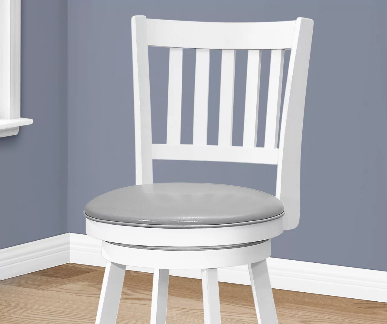 Slat Back Swivel Bar Stools, 2-Pack 12 Slat Back Swivel Bar Stools, 2-Pack - Image 10