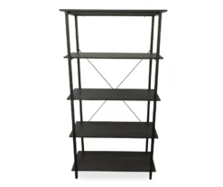 Real Living Rustic 5-Shelf Bookcase -COSCO Store 810534675 1