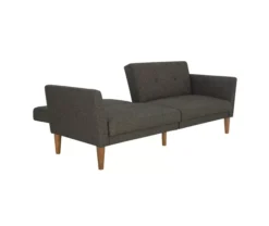 Regal Gray Linen Convertible Sleeper Futon -COSCO Store 810535613 5