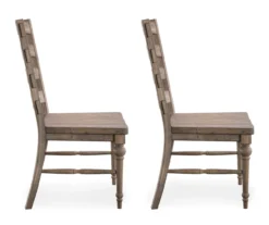 Sandstone Buff Ladderback Upholstered Dining Chairs, 2-Pack -COSCO Store 810535746 4