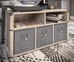 Nova Gray Oak Bedroom Storage Bench -COSCO Store 810538200 3