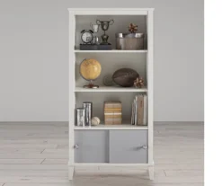Monarch Hill Poppy Gray & White Bookcase -COSCO Store 810538207 2