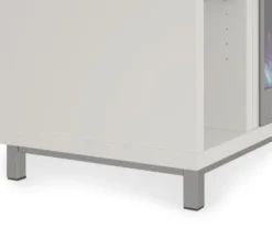 48" Intrepid White Electric Fireplace Console -COSCO Store 810538247 4