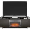 65" Himmel Espresso Electric Fireplace Console