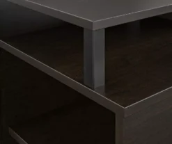 65" Himmel Espresso Electric Fireplace Console -COSCO Store 810538249 4