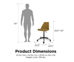 Novogratz Brittany Office Chair 25 Novogratz Brittany Office Chair -COSCO Store 810538397 6