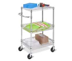 Chrome 3-Shelf Storage Cart -COSCO Store 810539919 7