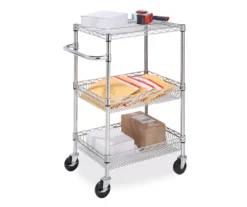 Chrome 3-Shelf Storage Cart -COSCO Store 810539919 8