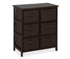 Black 6-Drawer Woven Strap Chest -COSCO Store 810539930 3
