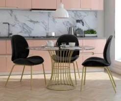 CosmoLiving Astor Velvet Dining Chair -COSCO Store 810540993 2