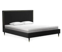 CosmoLiving Audrey Velvet King Bed -COSCO Store 810541052 3