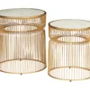 Vernway White Marble & Gold Metal 2-Piece Accent Table Set 2 Vernway White Marble & Gold Metal 2-Piece Accent Table Set -COSCO Store 810542168