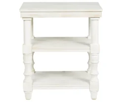 Dannerville Antique White 3-Tier Accent Table With USB Charging 15 Dannerville Antique White 3-Tier Accent Table With USB Charging -COSCO Store 810542271 4