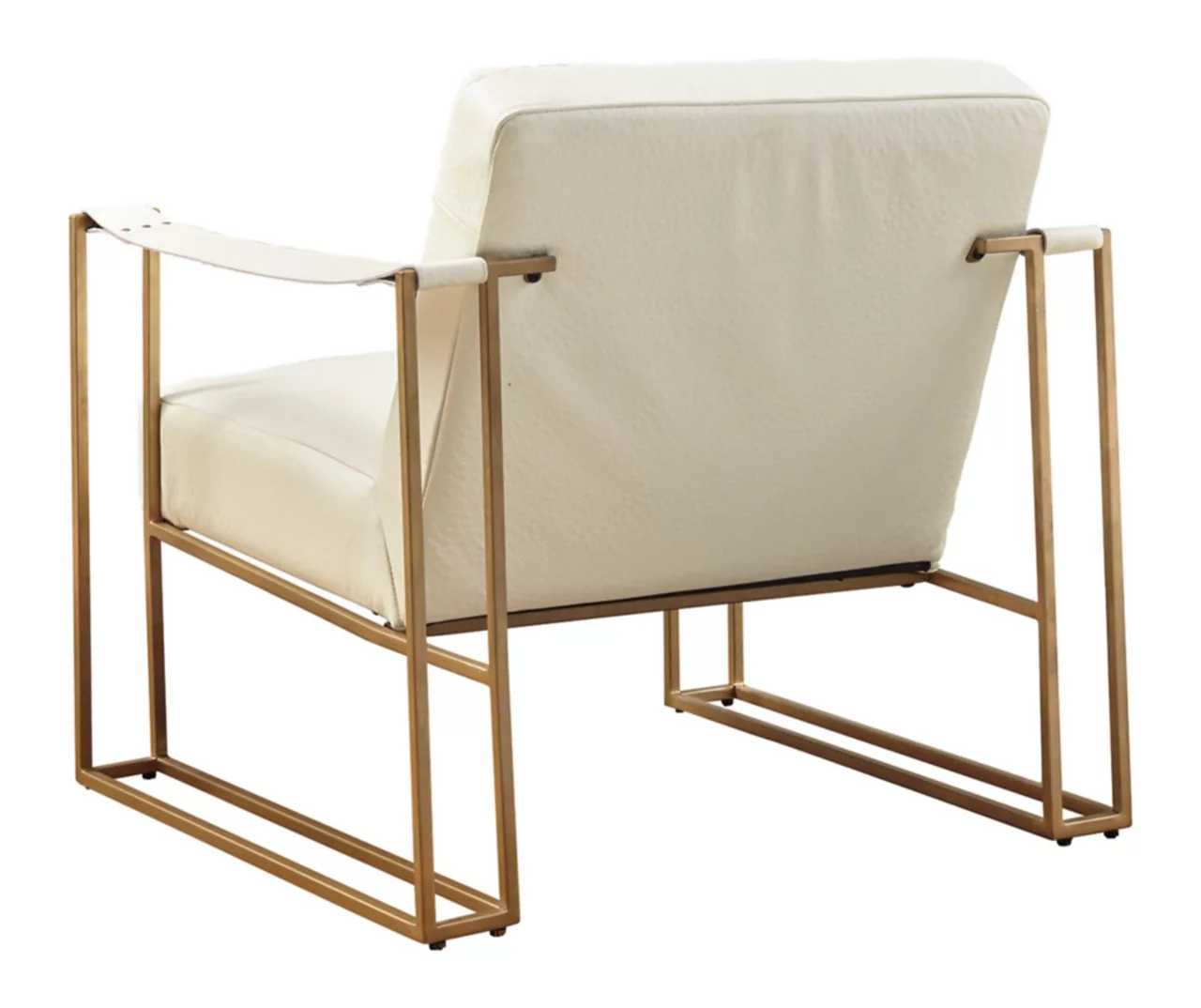 Kleemore Ostrich Embossed Leather Accent Chair 8 Kleemore Ostrich Embossed Leather Accent Chair - Image 6