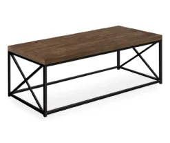 Monarch Reclaimed Wood Look Coffee Tables -COSCO Store 810542382 2