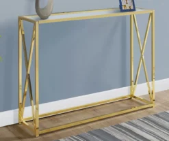 Monarch Glass & Metal Accent Table -COSCO Store 810542389 1