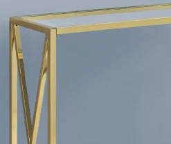 Monarch Glass & Metal Accent Table -COSCO Store 810542389 3