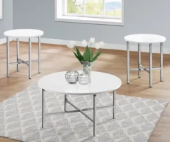 Monarch Round 3-Piece Occasional Table Set 41 Monarch Round 3-Piece Occasional Table Set -COSCO Store 810542402 1