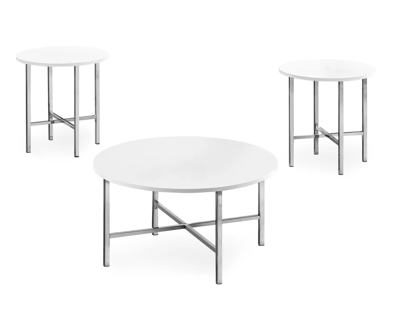 Monarch Round 3-Piece Occasional Table Set 6 Monarch Round 3-Piece Occasional Table Set - Image 4