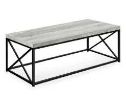 Monarch Reclaimed Wood Look Coffee Tables -COSCO Store 810542431 2