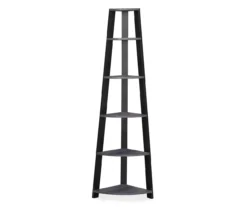 Monarch 5-Shelf Etagere Corner Bookcase 25 Monarch 5-Shelf Etagere Corner Bookcase -COSCO Store 810542444 2