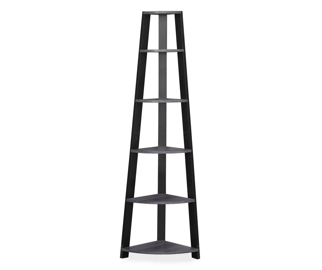 Monarch 5-Shelf Etagere Corner Bookcase 6 Monarch 5-Shelf Etagere Corner Bookcase - Image 4