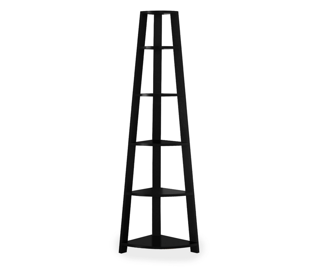 Monarch 5-Shelf Etagere Corner Bookcase 10 Monarch 5-Shelf Etagere Corner Bookcase - Image 8