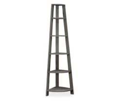 Monarch 5-Shelf Etagere Corner Bookcase 27 Monarch 5-Shelf Etagere Corner Bookcase -COSCO Store 810542447 2