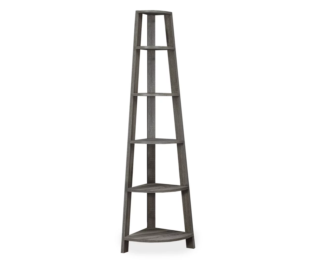 Monarch 5-Shelf Etagere Corner Bookcase 8 Monarch 5-Shelf Etagere Corner Bookcase - Image 6