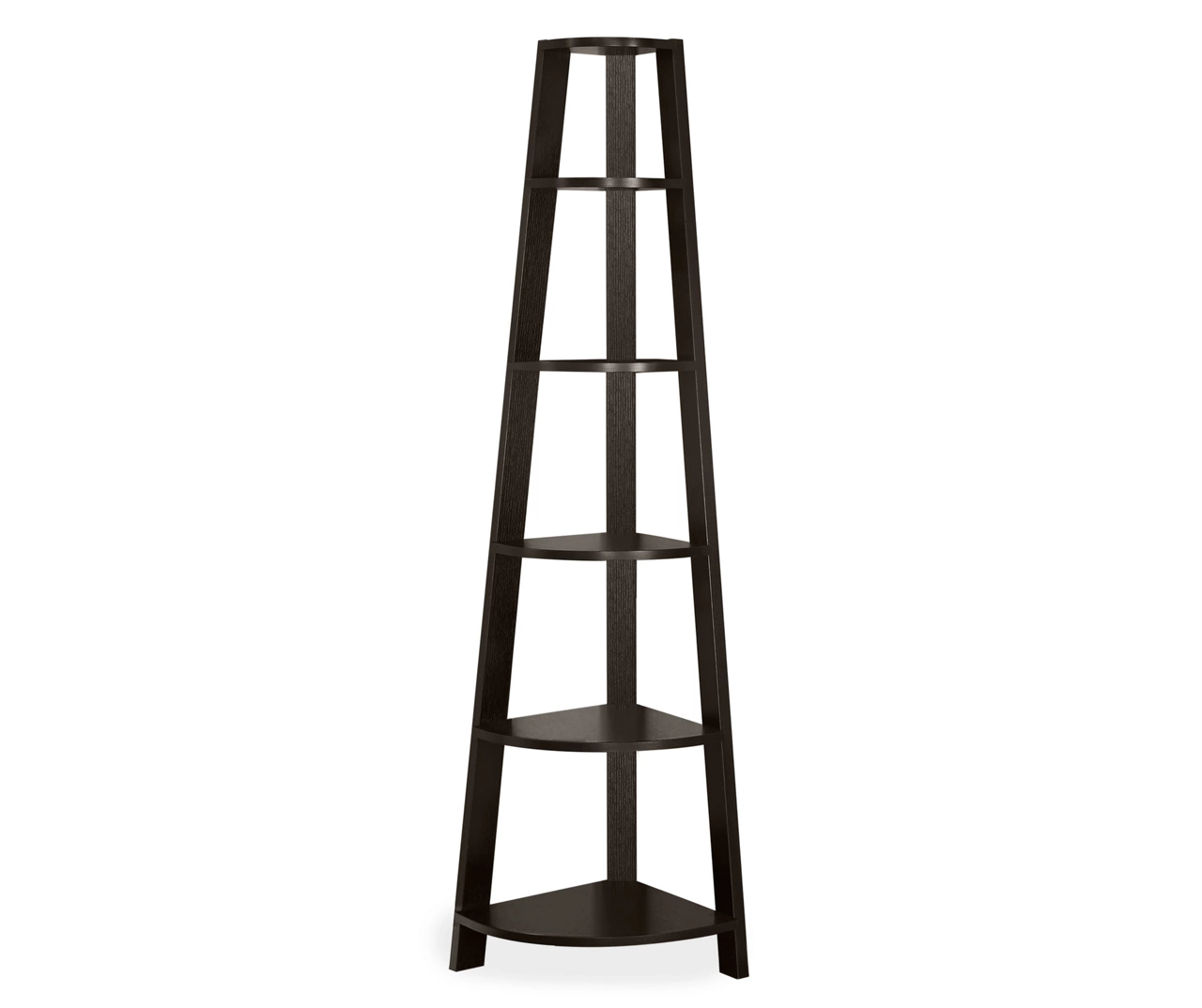 Monarch 5-Shelf Etagere Corner Bookcase 7 Monarch 5-Shelf Etagere Corner Bookcase - Image 5
