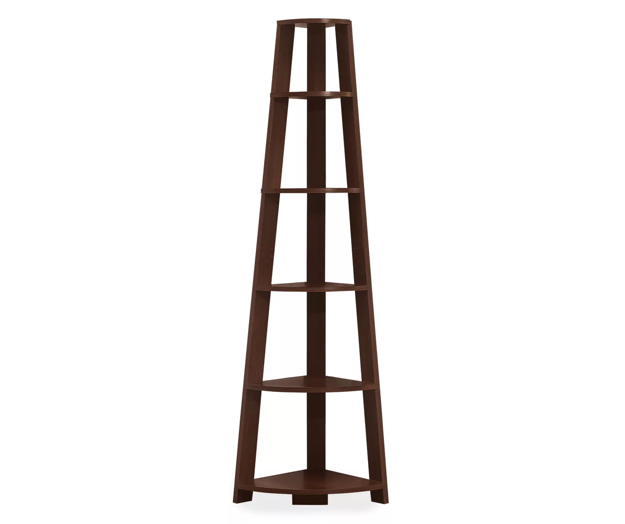 Monarch 5-Shelf Etagere Corner Bookcase 9 Monarch 5-Shelf Etagere Corner Bookcase - Image 7