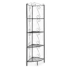 Copper Metal 4-Shelf Etagere Corner Bookcase -COSCO Store 810542455 2