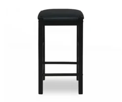 Bay Faux Leather & Wood Counter Stools, 2-Pack -COSCO Store 810543042 3