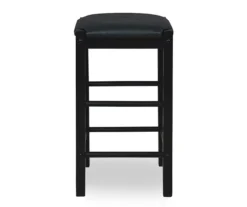 Bay Faux Leather & Wood Counter Stools, 2-Pack -COSCO Store 810543042 5