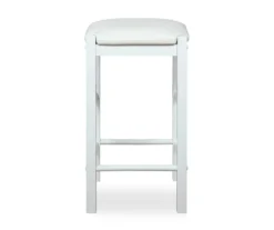 Bay Faux Leather & Wood Counter Stools, 2-Pack -COSCO Store 810543048 3