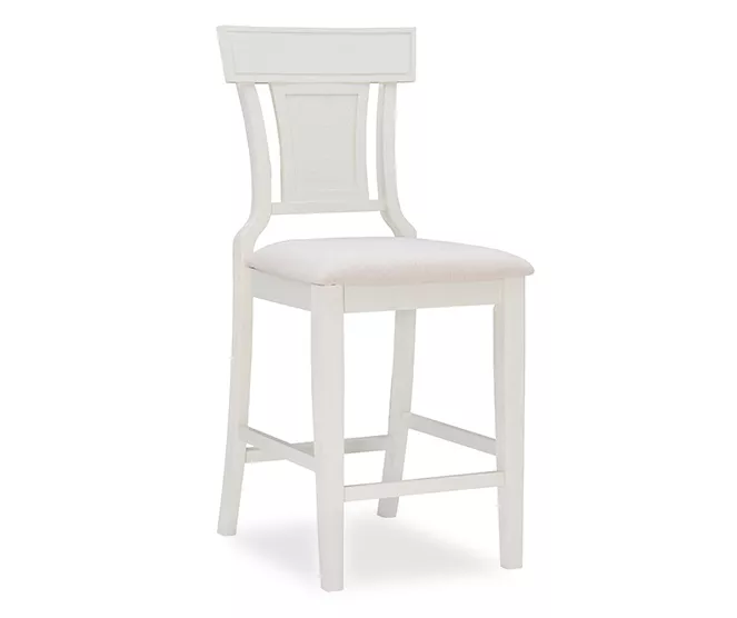 Rider Whitewash Upholstered Wood Counter Stool 3 Rider Whitewash Upholstered Wood Counter Stool