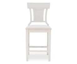 Rider Whitewash Upholstered Wood Counter Stool 9 Rider Whitewash Upholstered Wood Counter Stool -COSCO Store 810543091 3