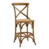 Everlie Gray Wash Curved Wood Padded Counter Stool -COSCO Store 810543093 A0 1