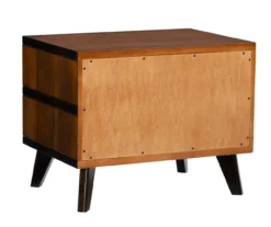 Manhattan Walnut 2-Drawer Mid-Century Wood Nightstand 21 Manhattan Walnut 2-Drawer Mid-Century Wood Nightstand -COSCO Store 810543109 A2 4