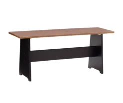 Atrium Black & Pecan 3-Piece Wooden Breakfast Nook Set -COSCO Store 810543121 A0 2